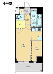 庄内駅 徒歩5分 11階の物件間取画像